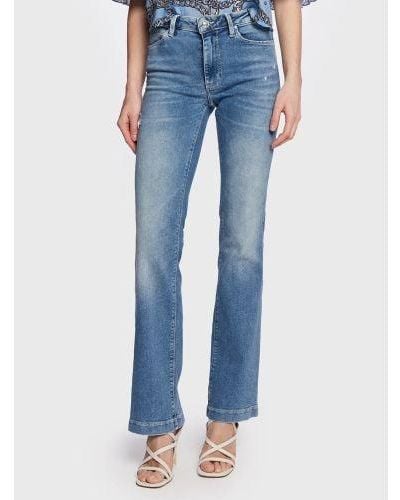 Guess Calicycle Light Sexy Bootcut Jeans - Blue