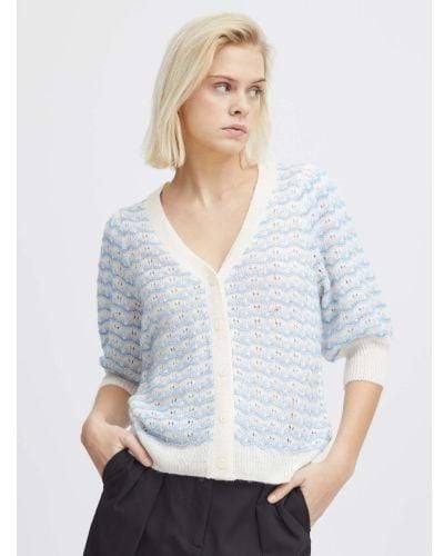 Ichi Della Robbia Ardina Cardigan - White