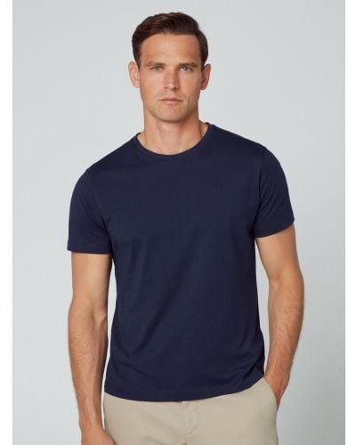 Hackett Pima Cotton T-Shirt - Blue