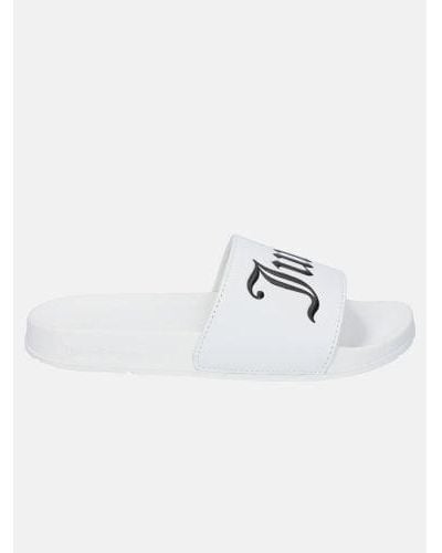 Juicy Couture Patti Padded Strap Slide - White