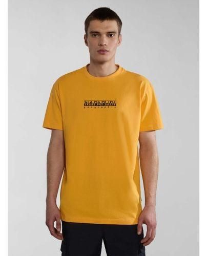 Napapijri Kumquat S-Box T-Shirt - Yellow