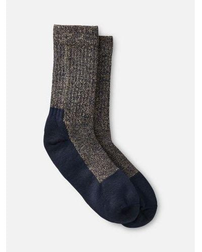 Red Wing Wing Deep Toe Capped Wool Sock - Blue