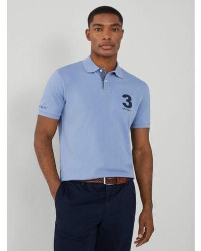 Hackett Heritage Number Polo Shirt - Blue
