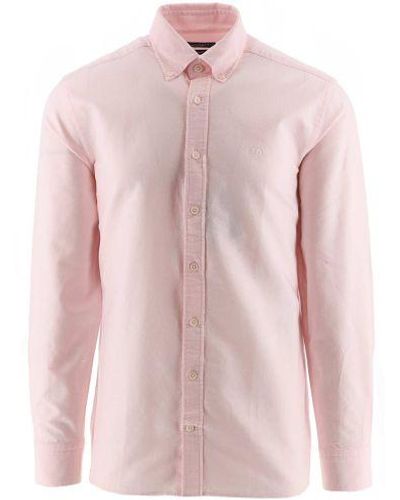 Hackett Washed Oxford Shirt - Pink