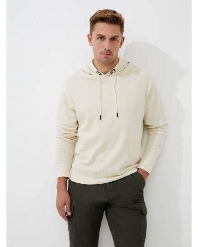 French Connection Ecru Popcorn Hoodie - Natural