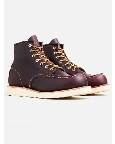 Red Wing Wing Cherry Heritage Moc Toe Boot - Brown