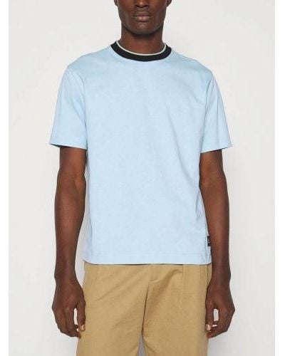 Paul Smith Light Regular Fit Short Sleeve T-Shirt - Blue