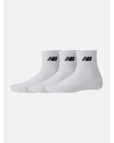 New Balance 3-Pack Everyday Ankle Sock - White