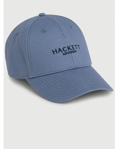 Hackett Chambray Classic Brand Cap - Blue