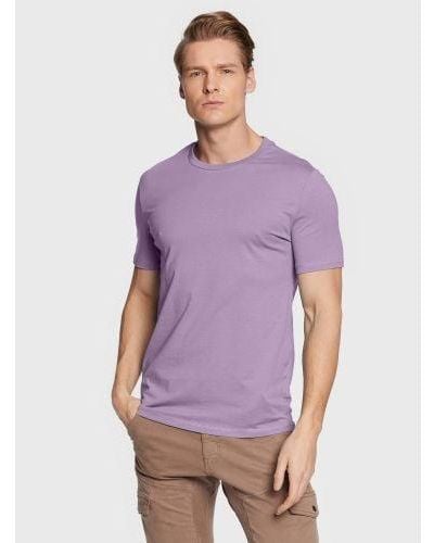 Guess Lilla Flower Aidy Short Sleeve T-Shirt - Purple