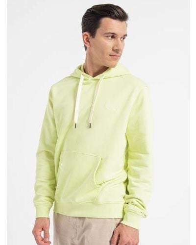 Guess Vintage Lime Christian Hoodie - Yellow