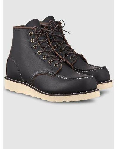 Red Wing Wing Prairie Classic Moc Toe Boot - Black