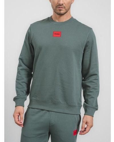 HUGO Dark Diragol212 Sweatshirt - Green