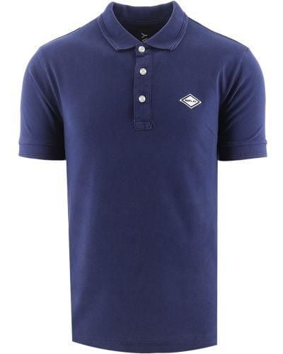 Replay Cotton Polo Shirt - Blue