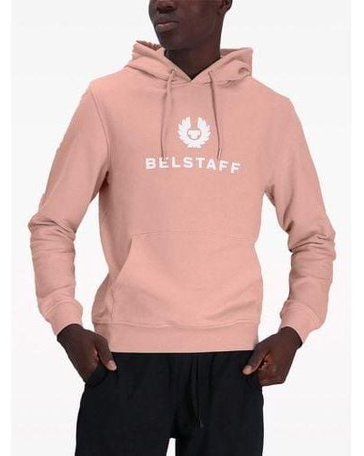 Belstaff Rust Signature Hoodie - Pink