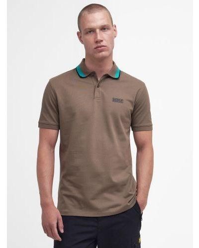 Barbour Fossil Re-Amp Polo Shirt - Brown