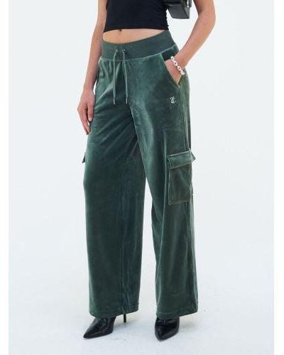 Juicy Couture Thyme Audree Cargo Trouser - Green