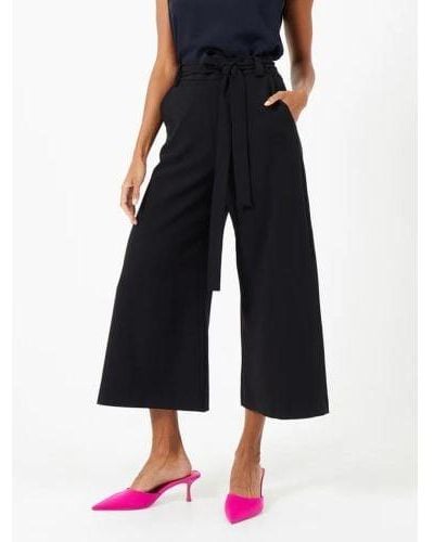 French Connection Whisper Belted Trouser - Black