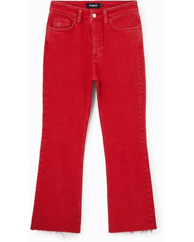 Desigual Flared Ankle Grazer Trousers