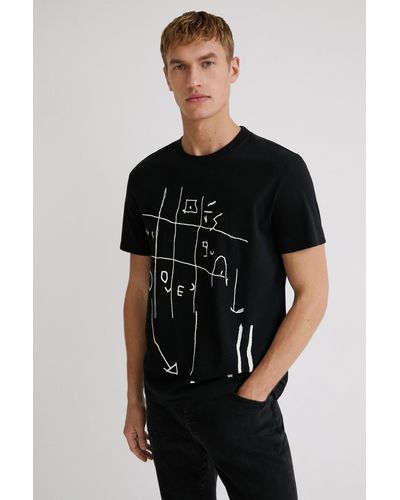 Desigual Short-sleeve Love T-shirt - Black