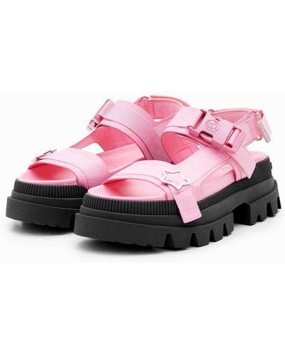 Desigual Tyler Mcgillivary Platform Sandals - Pink