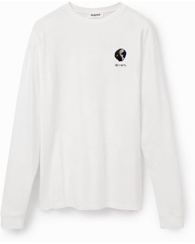 Desigual Oversize Yin-yang T-shirt - White