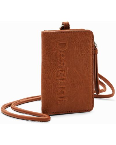 Desigual Nero Poliuretano Women Wallet