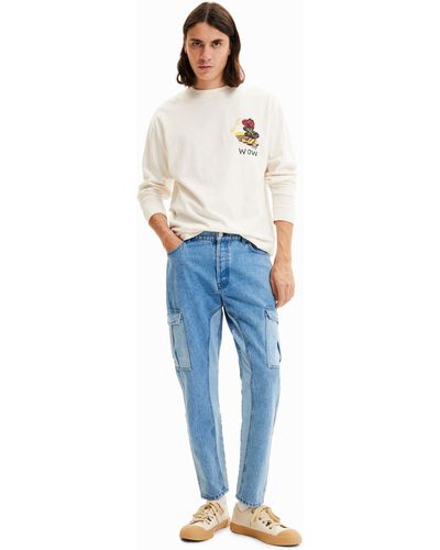 Desigual Jungen Hose 'Beltran' – Buntes Batikmuster, Lässige Casual Pants