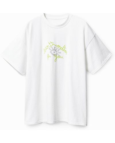 Desigual Short-sleeve Nature T-shirt - White
