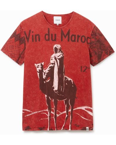 Desigual Vin Du Marroc T-shirt - Red