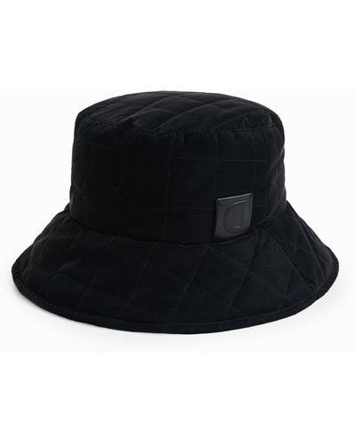 Desigual Capitonné Rain Hat - Black