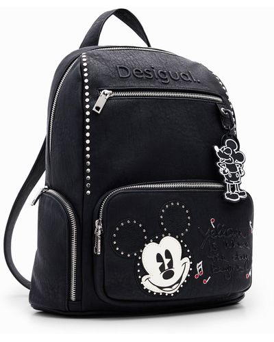 Desigual M Mickey Mouse Backpack - Black