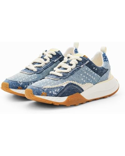 Desigual Denim jogger Sneakers - Blue