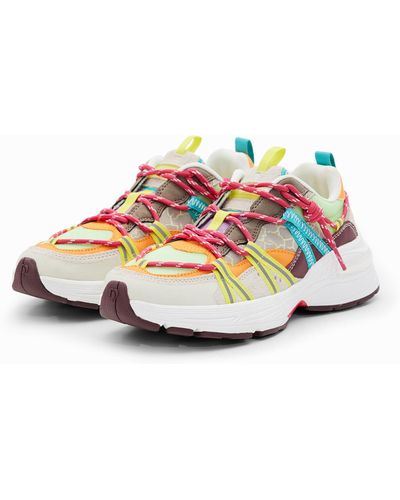 Desigual Trekking Running Sneakers - Multicolor