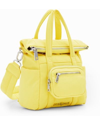 Desigual Xs Multi-position Voyager Backpack - Yellow
