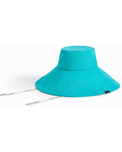 Desigual Wide Brim Hat - Blue