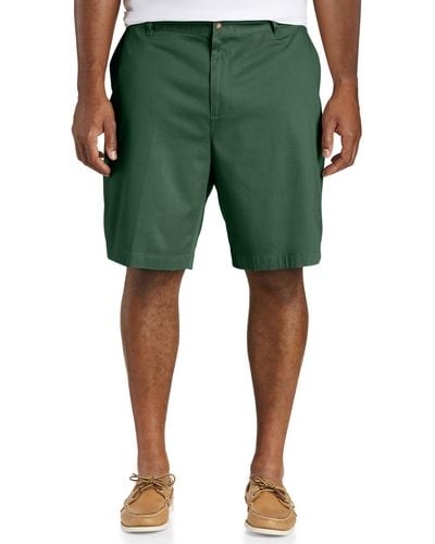 Nautica Big & Tall Deck Stretch Shorts - Green