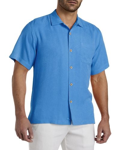 Tommy Bahama Big & Tall Tropic Isles Sport Shirt - Blue