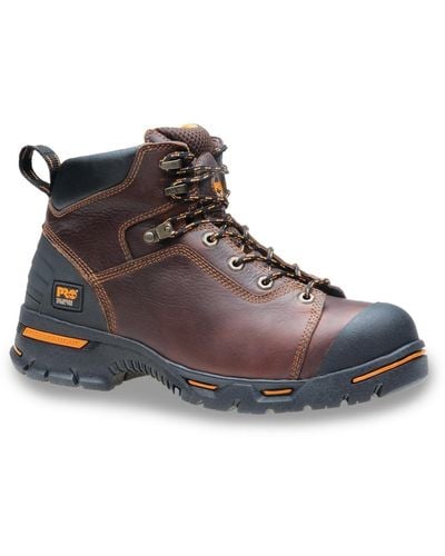 Timberland Big & Tall Endurance 6 & Quot Safety Toe Work Boots - Brown