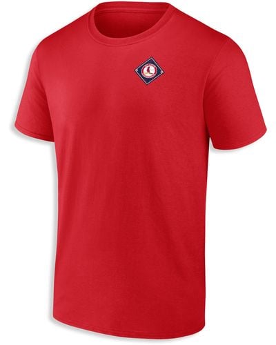MLB Big & Tall Field Play Graphic Tee - Red
