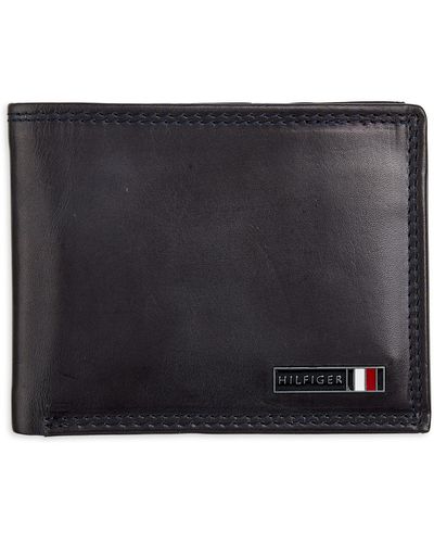 Tommy Hilfiger Big & Tall Edisto Pocketmate Rfid Wallet - Black