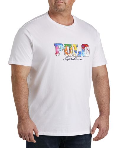 Polo Ralph Lauren Big & Tall Logo Jersey T-shirt - White