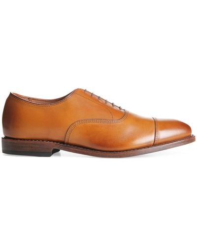 Allen Edmonds Big & Tall Park Avenue Cap-toe Oxford Shoes - Brown