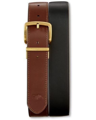 Polo Ralph Lauren Big & Tall Leather Reversible Belt - Multicolor