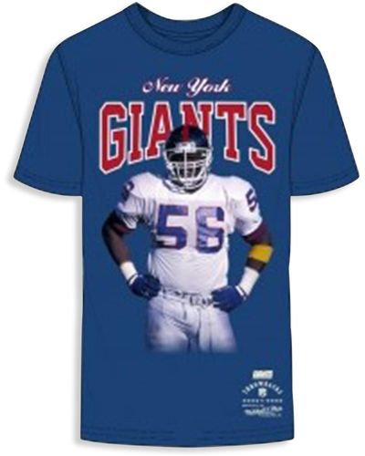 Nfl Big & Tall Mitchell & Ness Player Graphic Tee - Blue