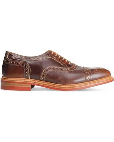 Allen Edmonds Big & Tall Strandmok Cap-toe Oxford Shoes - Brown