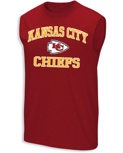 Nfl Big & Tall Performance Muscle Tee - Red