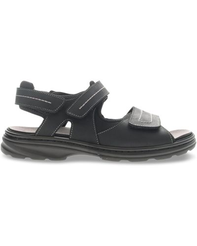 Propet Big & Tall Prop T Hudson Adjustable Sandals - Black