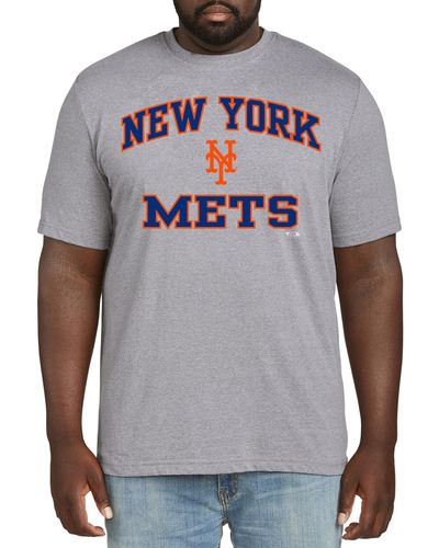 MLB Big & Tall Heather Team T-shirt - Gray