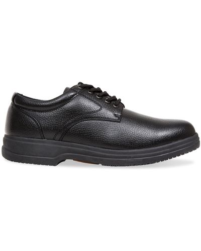 Deer Stags Big & Tall Service Comfort Oxford Shoes - Black